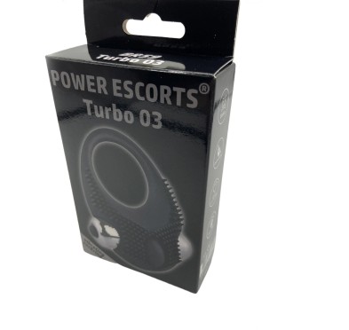 Turbo 03 black vibrating cockring